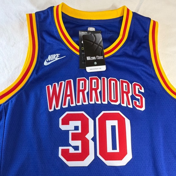 Nike Other - Nike Stephen Curry Warriors Jersey Youth Large 14/16 Blue Classic Edition 30 J6